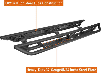 Gladiator Running Board Side Step Slider Nerf Bars for Jeep Gladiator JT Pickup Truck 2020-2026