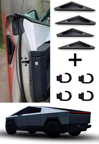 4pcs Dual-Grip Fingerprint Resisitant Door Handles V2 for Tesla Cybertruck