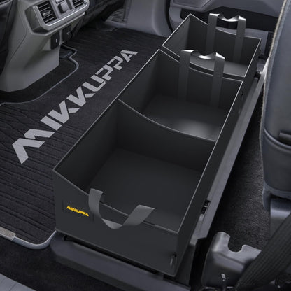 MIKKUPPA Truck Under Seat Storage - Replacement for 2015-2024 Ford F150 F250 F350, for 2 Compartments for Bench Seat Truck Tool Box Organizer Underseat Storage Bag