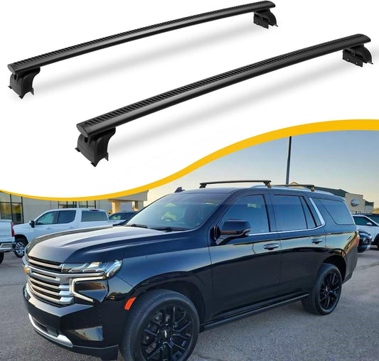330LBS Cross Bars Roof Rack Fit for 2021-2025 Chevrolet Tahoe, Suburban, GMC Yukon & Yukon XL, Cadillac Escalade ESV - OHMU