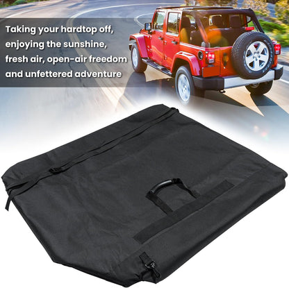 Hard Top Freedom Panel Storage Bag for 2007-2025 Jeep Wrangler & Gladiator (Black)