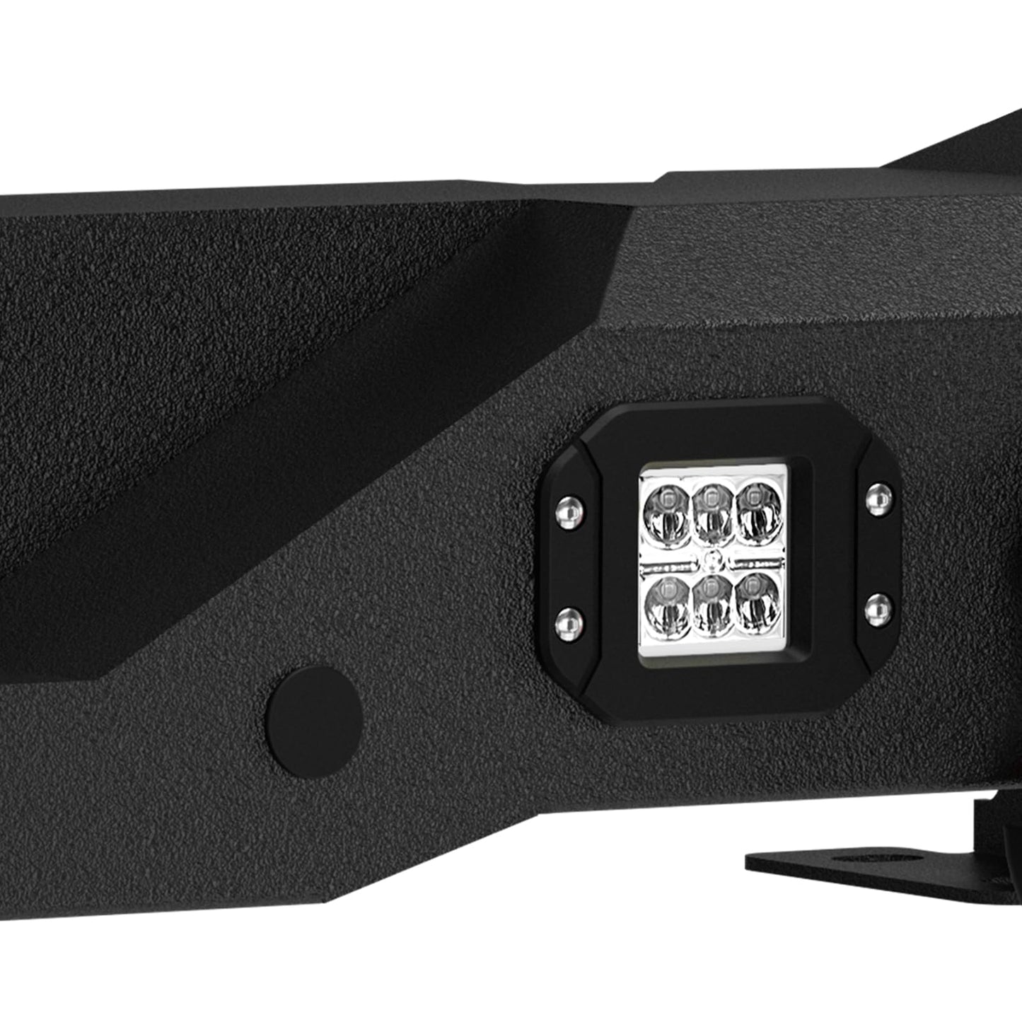 Bronco Rear Bumper with LED Lights, Sensor Holes, D-rings