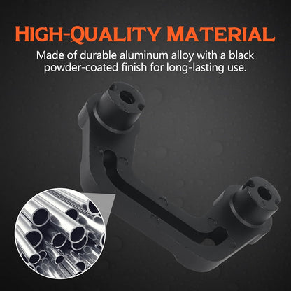 A-Pillar LED Light Mounts for 2018-2023 Jeep Wrangler JL & Gladiator JT (Black)
