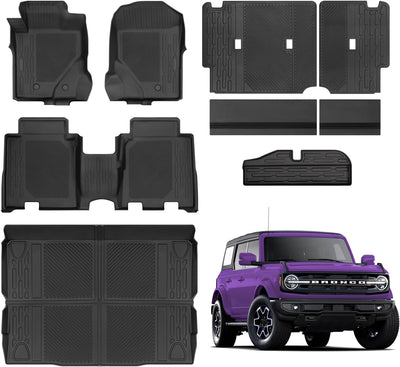 TPE Full Sets Accessories  Seat Cover For Ford Bronco 4 Door 2021-2024