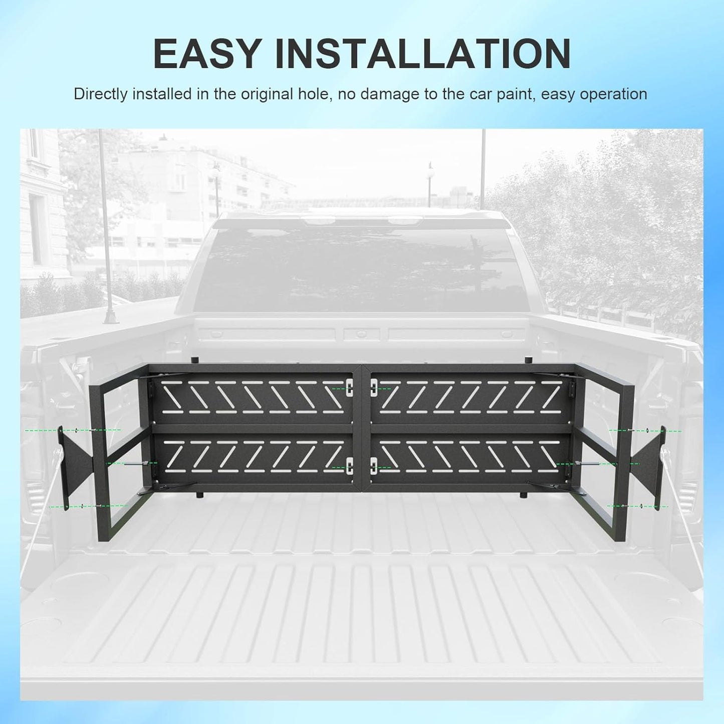 Tailgate Extender Compatible with 2019-2025 Chevy Silverado GMC Sierra Bed Extension Replacement for 2019-2025 Chevy Silverado Accessories