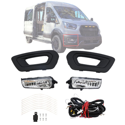 Ford Transit Fog Lights Kit with Clear Lens
