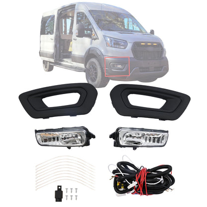Ford Transit Fog Lights Kit with Clear Lens