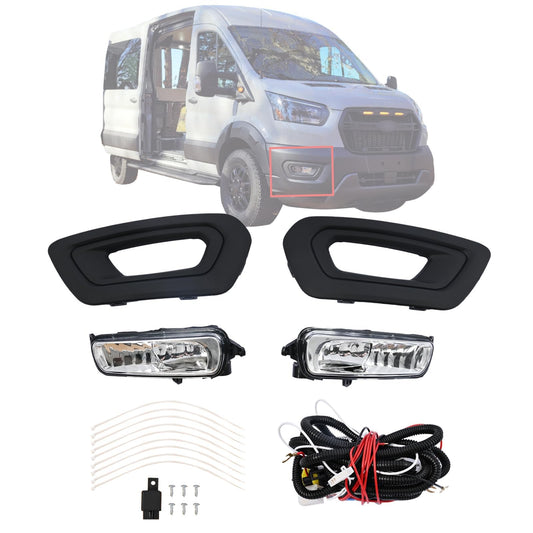 Ford Transit Fog Lights Kit with Clear Lens