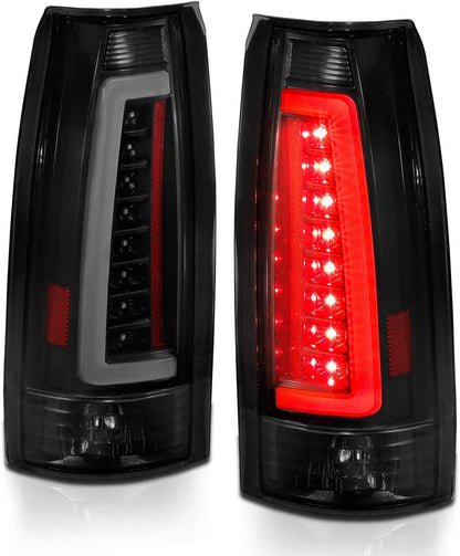C-Type LED Tube Tail Lights Set For 1988-1999 Chevy GMC - OHMU