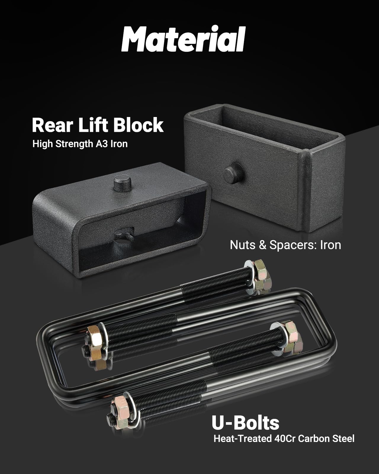 Ford F150 2WD/4WD 3" Front 2" Rear Leveling Lift Kit