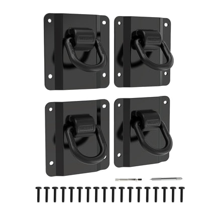 4-Pack Heavy Duty Tie Down Anchors for Ford F-Series