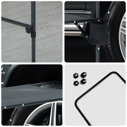 Adjustable Aluminum Tailgate Table - Lightweight Overlanding Camping Desk