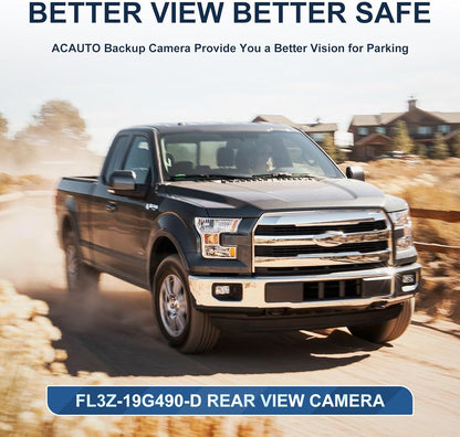 FL3Z-19G490-D Backup Camera Rear View Camera Fit for F-150 2015-2017 Fit for Ford Lobo 2018-2019 Parking Park Assist Camera Replaces #FL3Z19G490D FL3Z-19G490-B FL3Z19G490B FO1960101
