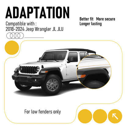 Jeep Wrangler JL/JLU Fender Flare Extensions