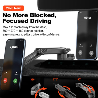 Ford Bronco Magnetic Phone Mount, Long-Adjustable, Tool-Free