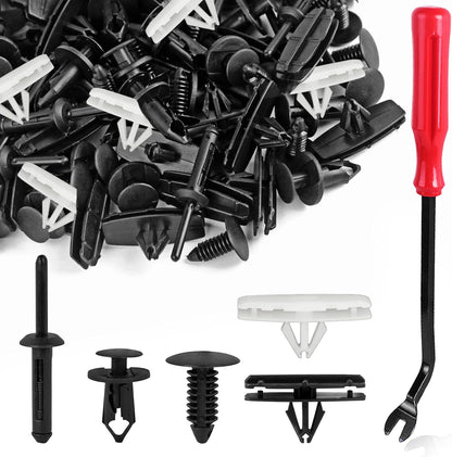 5-in-1 Push-Type Plastic Rivet Kit (150PCS) for 2007-2024 Jeep Wrangler & Grand Cherokee - Replaces 6503598