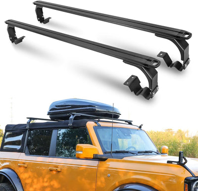 Heavy Duty Roof Racks Cross Bars for 2/4 Door Soft&Naked Top Ford Bronco 2021 - 2024