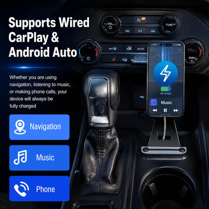 Magnetic Wireless Car Charger Mount for Ford Bronco