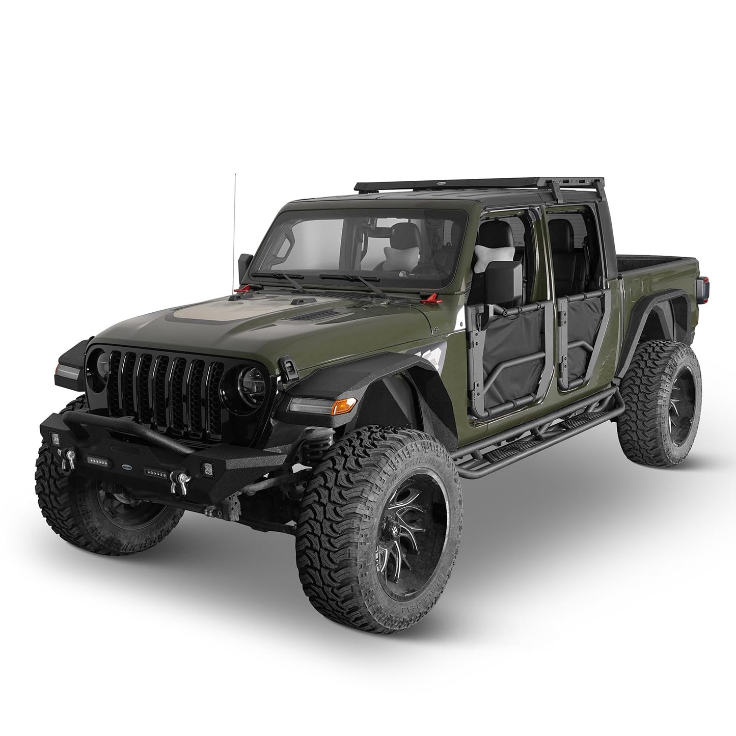 Jeep Wrangler JL/JT Front Fender Flares, 11.2" Wide