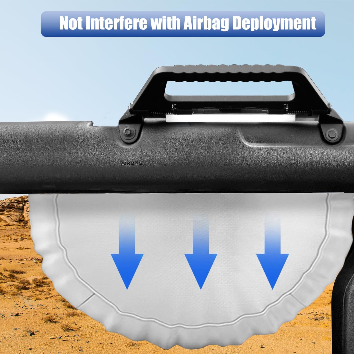 Bronco 4-Door LED Grab Handles, Aluminum Grip