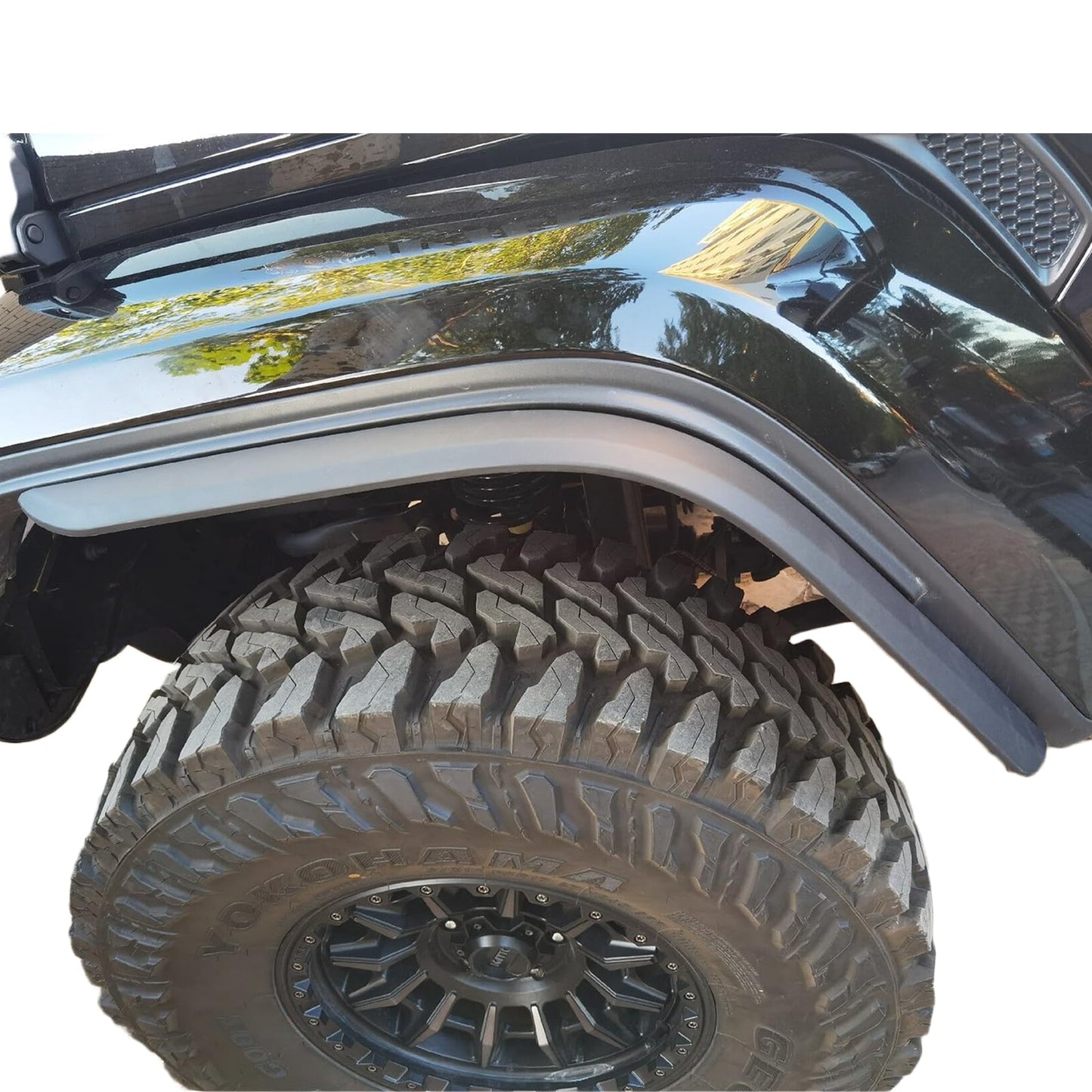 Fender Flares for Jeep Wrangler JL/JLU, 4-Pack ABS