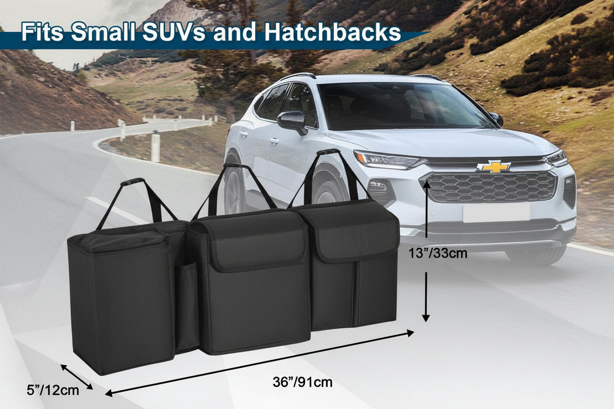 Deluxe Trunk & Backseat Organizer with Detachable Cooler for SUVs/RVs (Patent Pending)