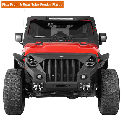 JL High Clearance Steel Fender Flares with Lights for Jeep Wrangler