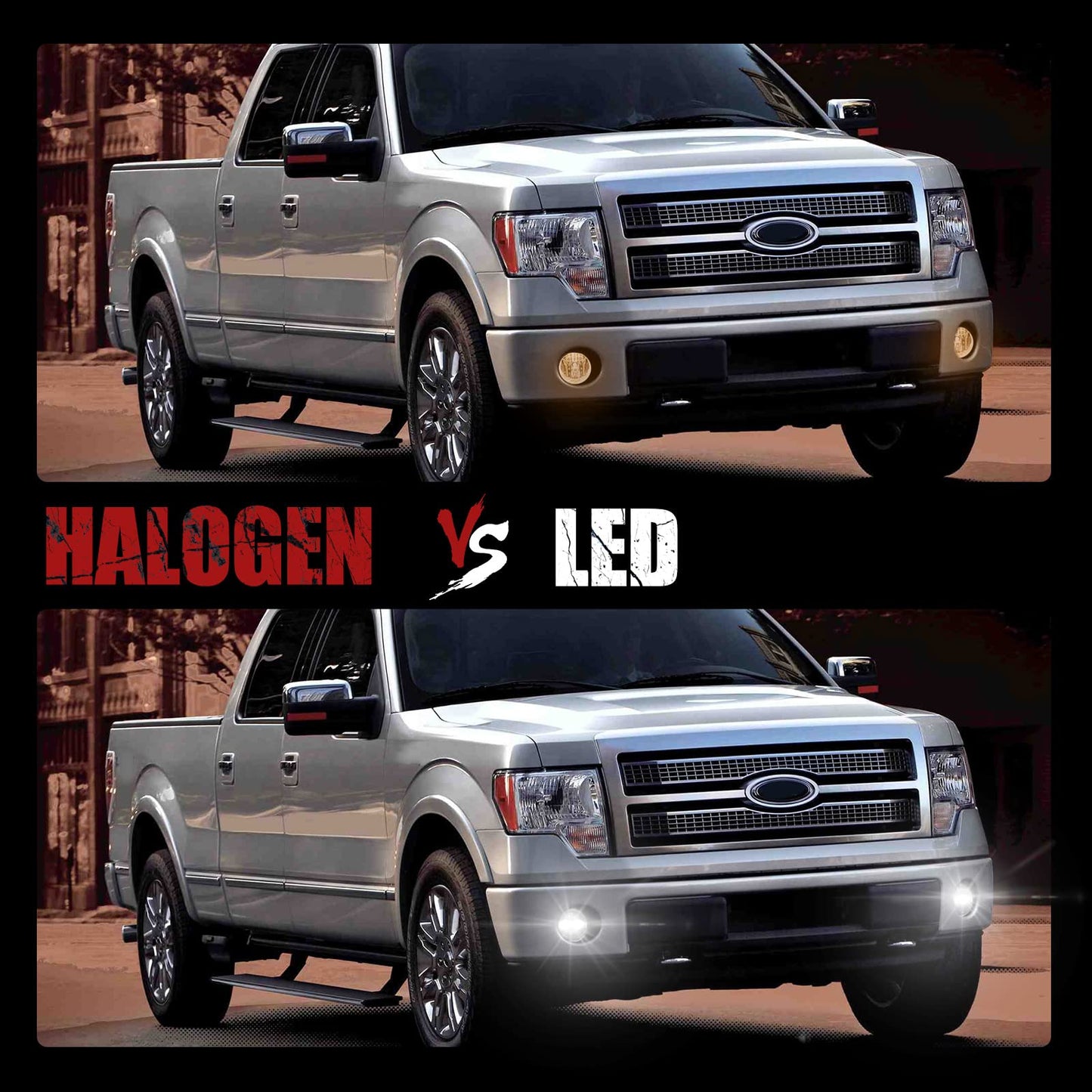 F-150 LED Fog Lights, Front Bumper Driving Lamp Kit