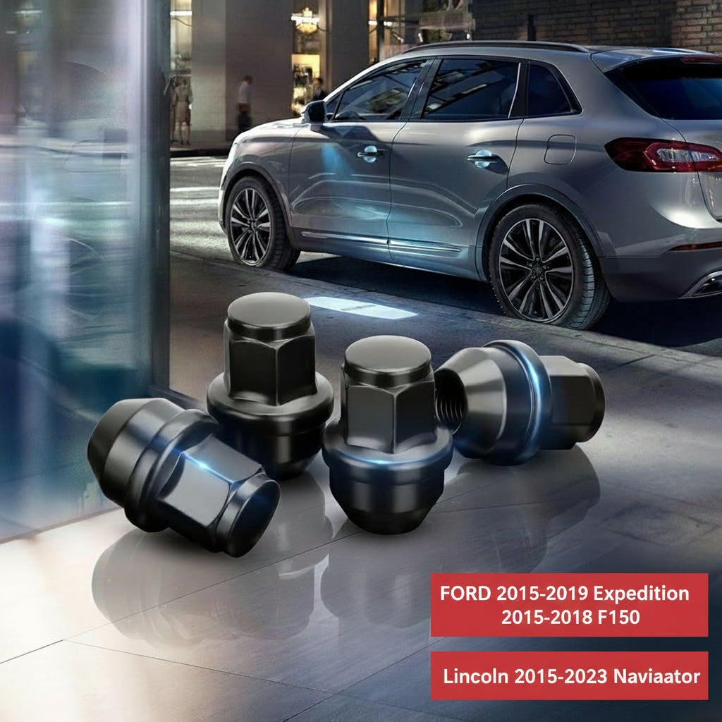 Dynofit 14x1.5 OEM Lug Nuts for F150 2015-2024, 24pcs One-piece Stock Lugnuts Compatible with Ford Expedition F-150 Lincoln Navigator 2016-2018/2019-2024, 14mmx1.5 Factory Tuner Nuts Replace OE#611008