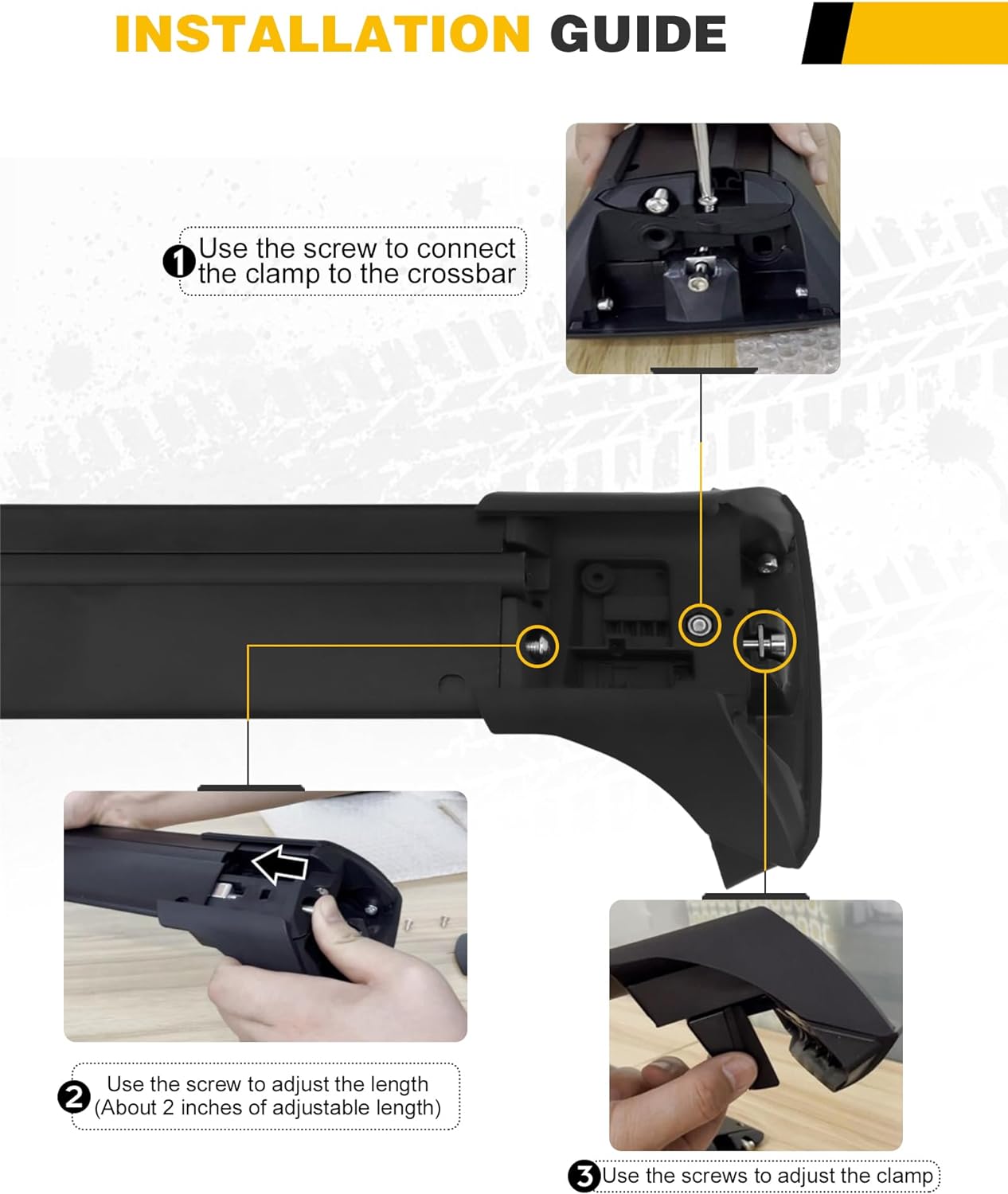 Cross Bars Roof Rack Rail Fit for Ford Explorer 2020-2025 - OHMU