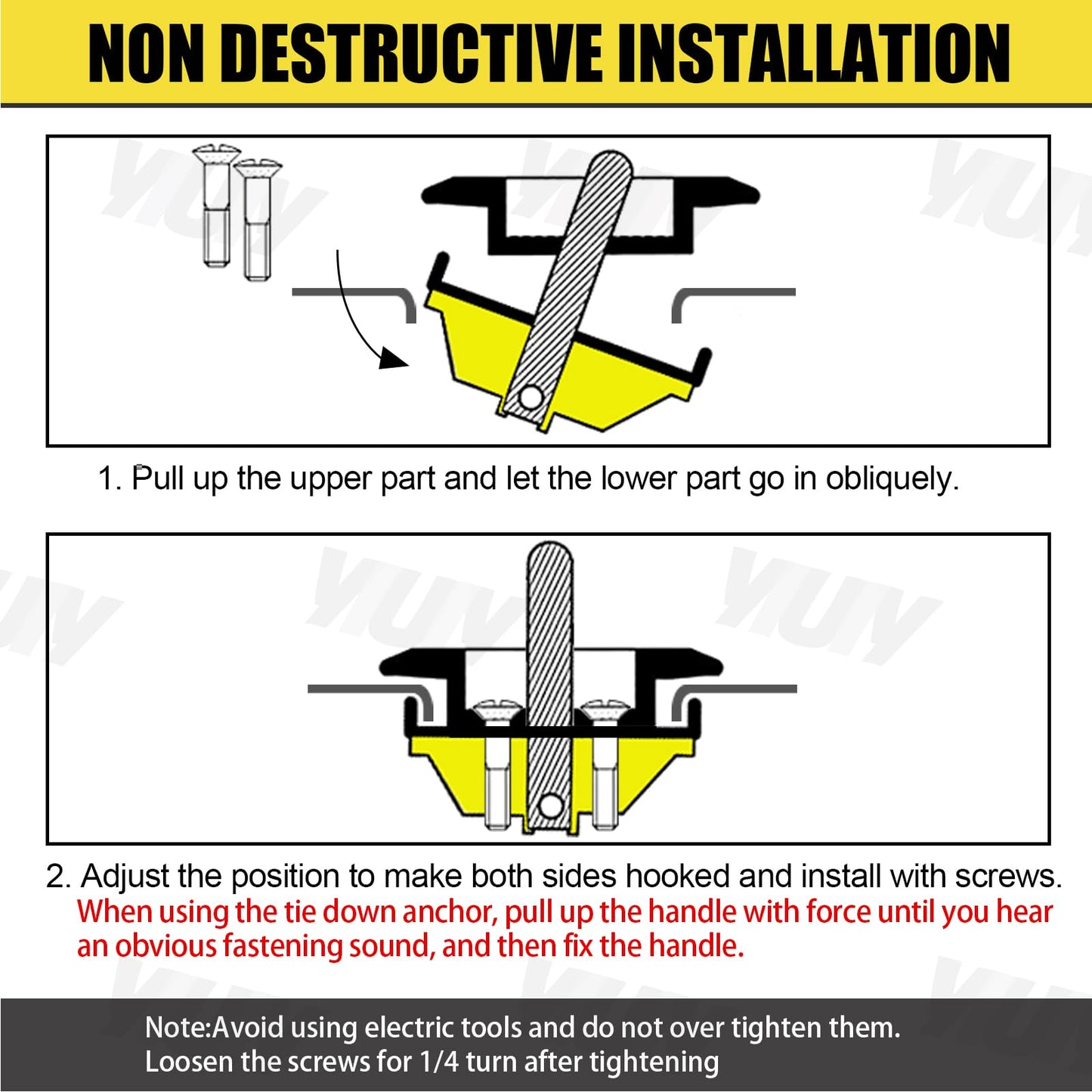 Retractable Truck Bed Tie Down Anchors for F-Series