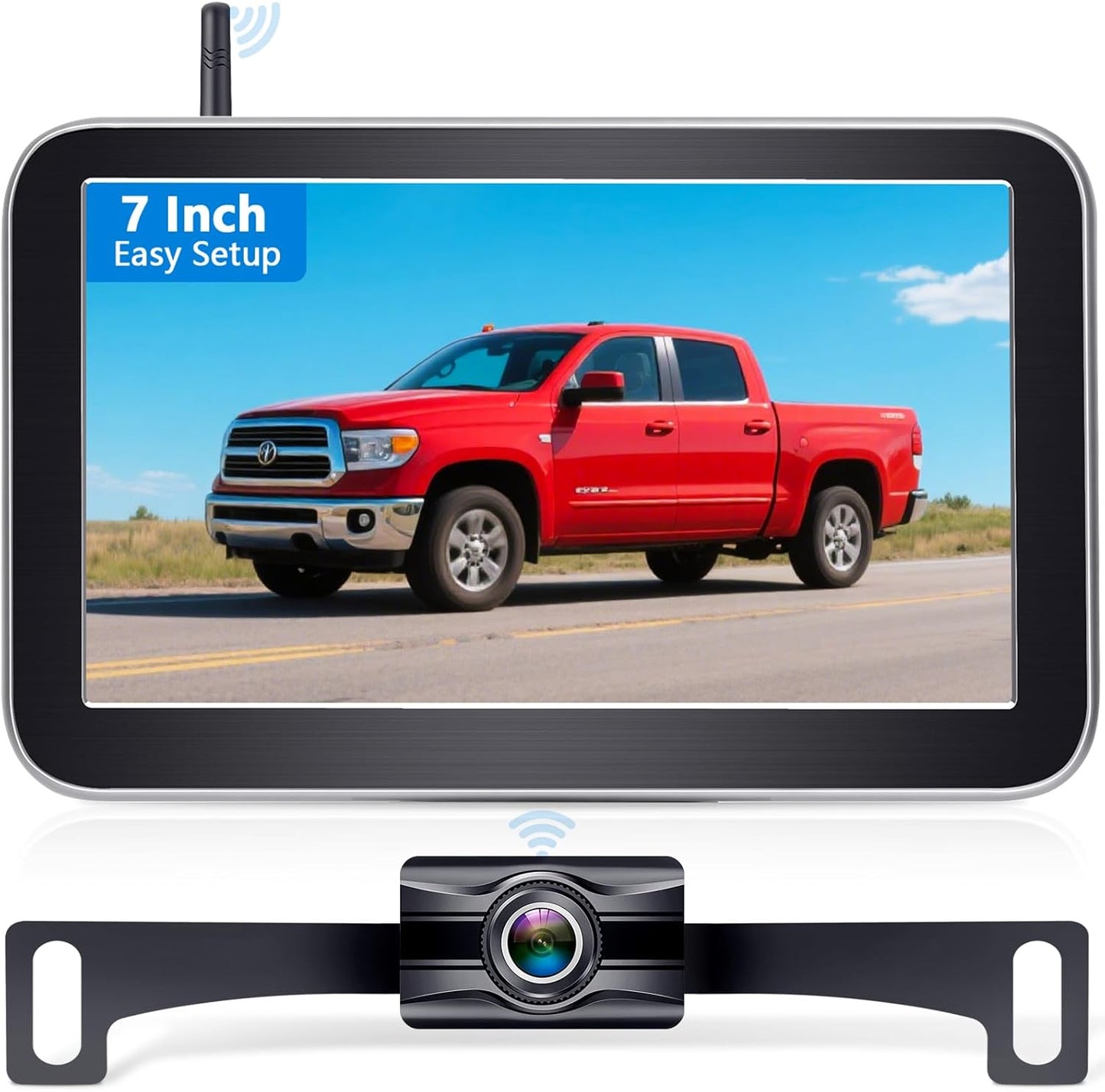 7-Inch Wireless Backup Camera for Truck ,Pickup, Trailer, Cars