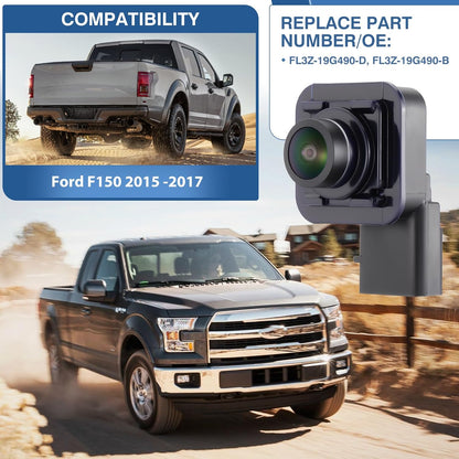 FL3Z-19G490-D Backup Camera Rear View Camera Fit for F-150 2015-2017 Fit for Ford Lobo 2018-2019 Parking Park Assist Camera Replaces #FL3Z19G490D FL3Z-19G490-B FL3Z19G490B FO1960101