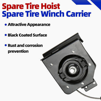 Spare Tire Winch Hoist for 2003-2010 Chevy/GMC 2500/3500 Series - Replaces 924-502/19371173/25792480/25912261