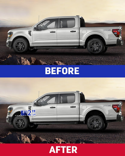 3" Front Leveling Kit for 2004-2026 Ford F-150 2WD/4WD & 2003-2018 Expedition - Forged Spacers