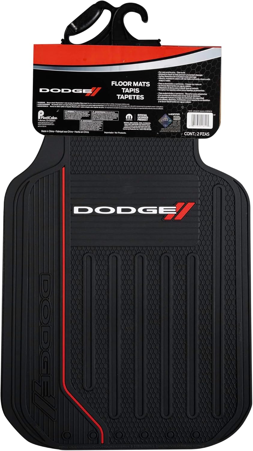 Elite 'Dodge' Floor Mat Set (4-PCS) - Black