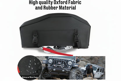 Heavy Duty Winch Cover - UV & Waterproof for up to 13500 lbs Winches