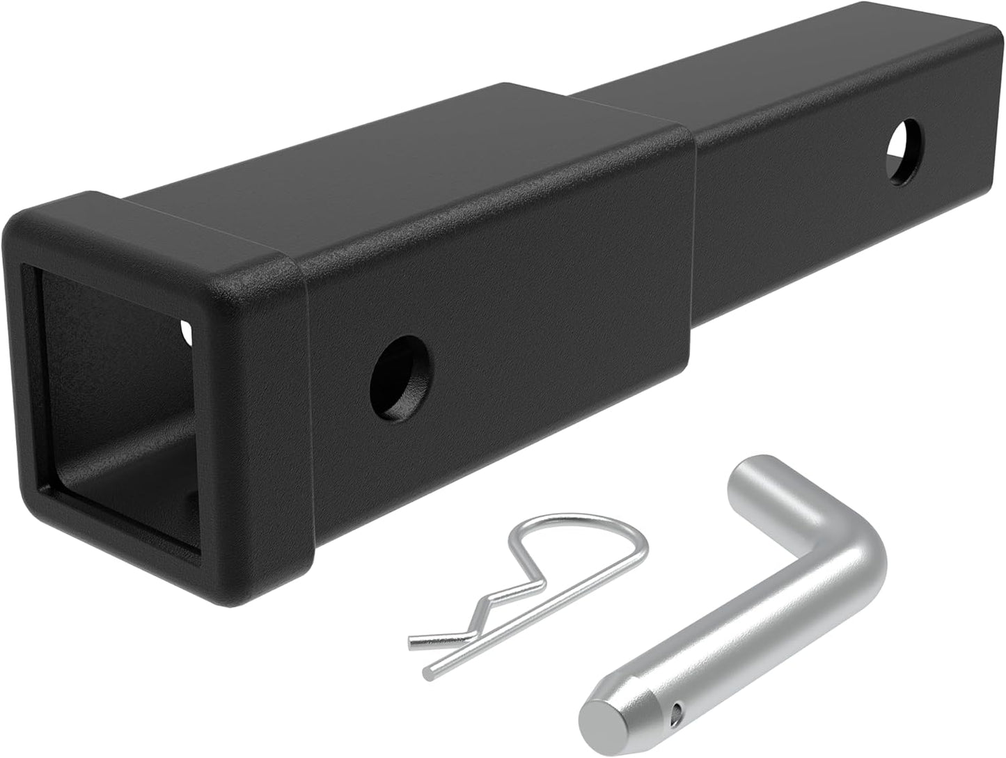 8" Hitch Extender for 2" Receiver - Increases Spare Tire/Tailgate Clearance