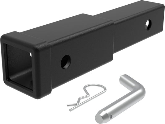 8" Hitch Extender for 2" Receiver - Increases Spare Tire/Tailgate Clearance
