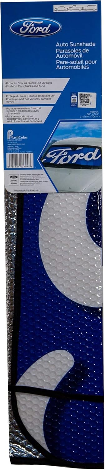 Ford Blue Script Windshield Sunshade - 003704R01