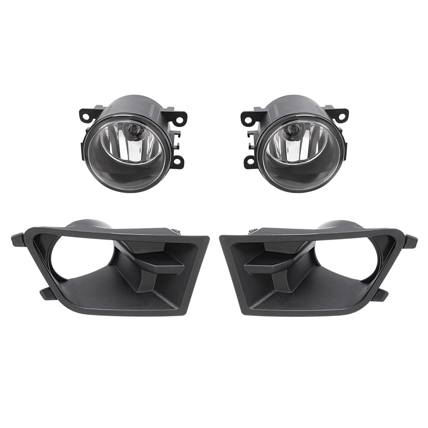 Ford Mustang V6 Fog Lights, Bezel Trim, Clear Lens