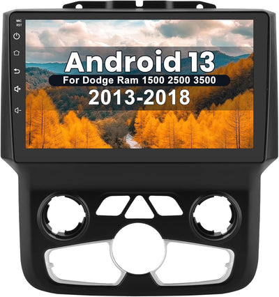 [2+64GB] Android 13 Car Stereo for Dodge Ram 1500 2500 3500 2013-2018