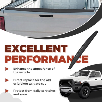 Tailgate Molding Cap Spoiler (3-PCS) for 2009-2019 Dodge Ram 1500/2500/3500 Classic - Replaces CH1909100/55372052AH