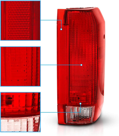 Tail Light Assembly Set for Ford Bronco / F150 F250 F350 Styleside Pickup - OHMU