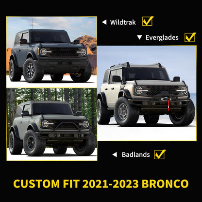 Bronco 2021-2023 Grille Lights, 3-PCS LED, White