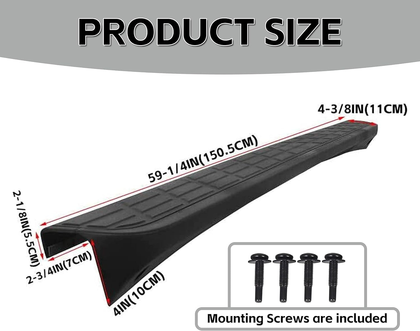 Tailgate Cap Spoiler for 2007-2013 Chevy/GMC 1500 & 2007-2014 HD - Replaces 25844299/GM1904104
