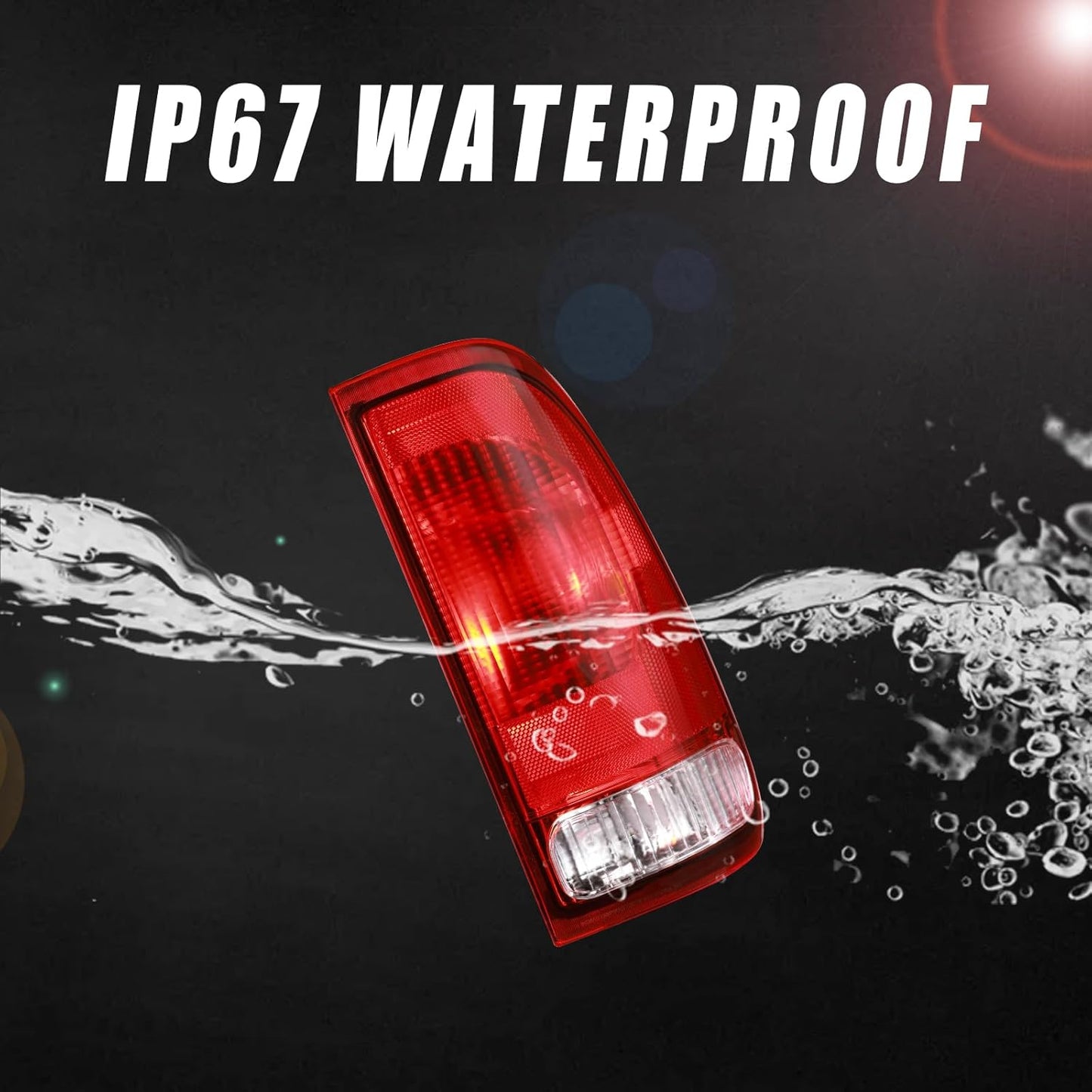 Boine Tail Light Compatible With 1997-2003 Ford F150 1999-2007 F250 F350 F450 F550 Super Duty Driver and Passenger Side Rear Light Brake Lamps