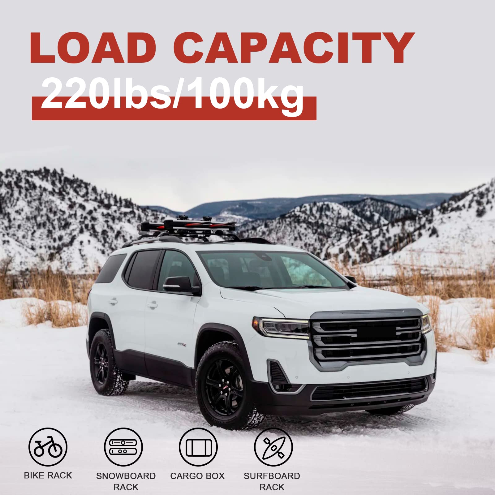 Roof Racks Cross Bars Fit for Honda Pilot 2016-2024 - OHMU