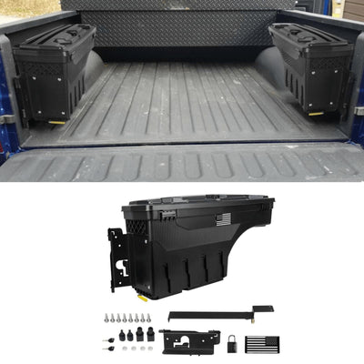 Lockable Truck Bed Storage Box with Password Padlock For 2019-2023 Dodge Ram 1500 2500 (No Fit 1500 Classic Model)