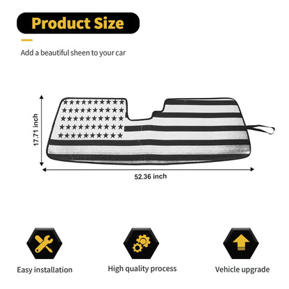 US Flag Windshield Sun Shade for 2021-2023 Ford Bronco - Heat Shield Visor